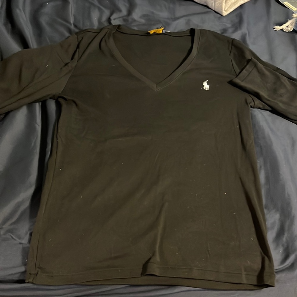 Polo Ralph Lauren Women’s size Large long sleeve v-neck tee